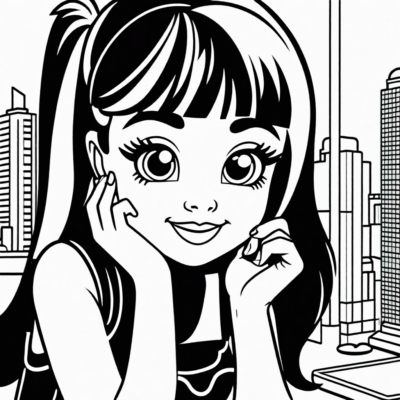 sách tô màu polly pocket