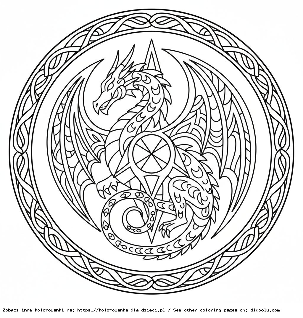 sách tô màu rồng dành cho người lớn